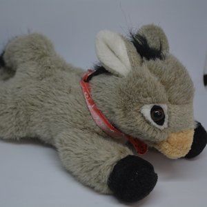 Euro Souvenirs Gerhardshofen Germany Plush Baby Donkey Stuffed Animal Toy 12"